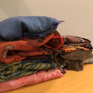 SCARF BUNDLE OF 8 w/PASHMINAS